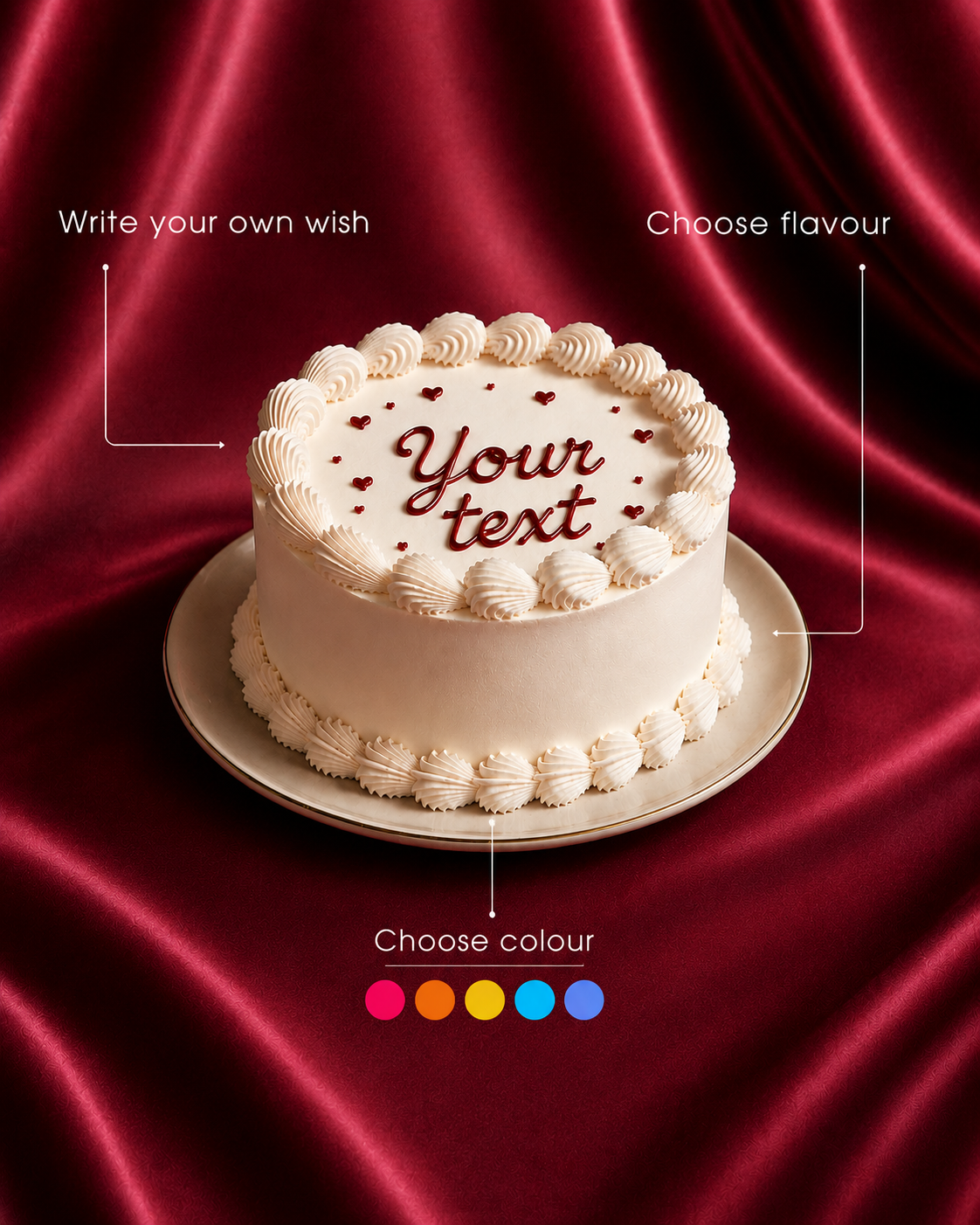 Letter Vintage Cake